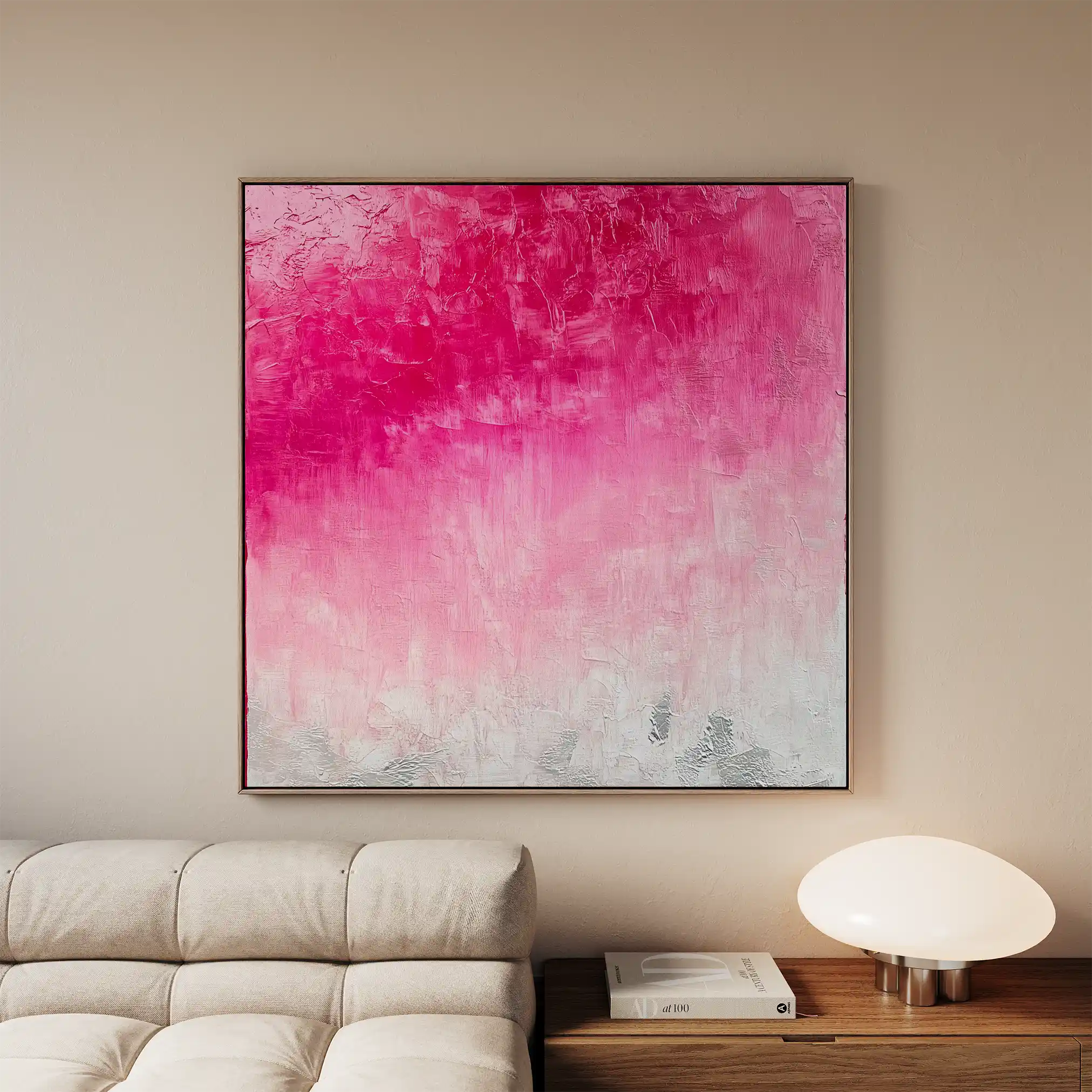 Abstract 946 Canvas Art 60 x 60 cm / Stretched on hidden frame