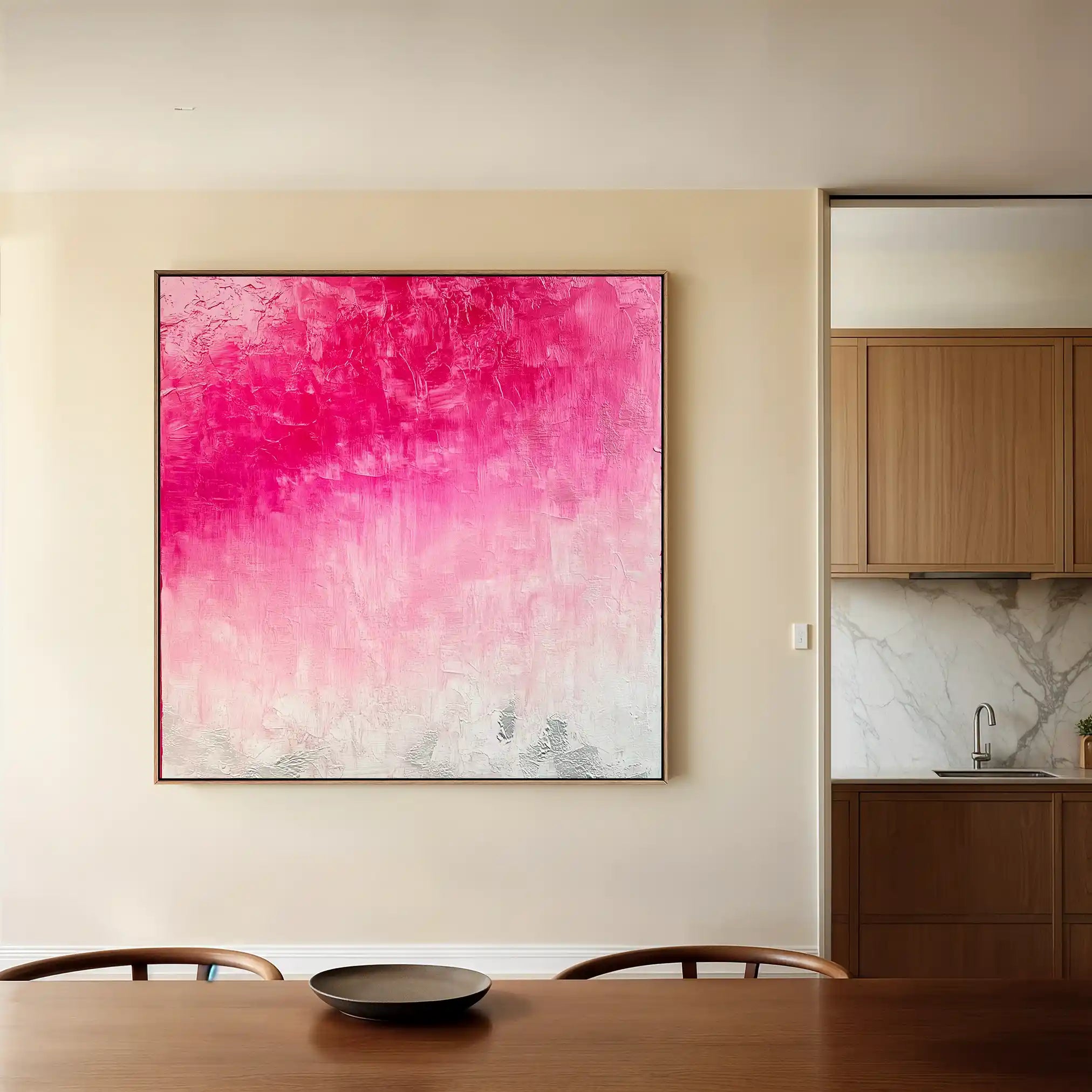 Abstract 946 Canvas Art 60 x 60 cm / Stretched on hidden frame