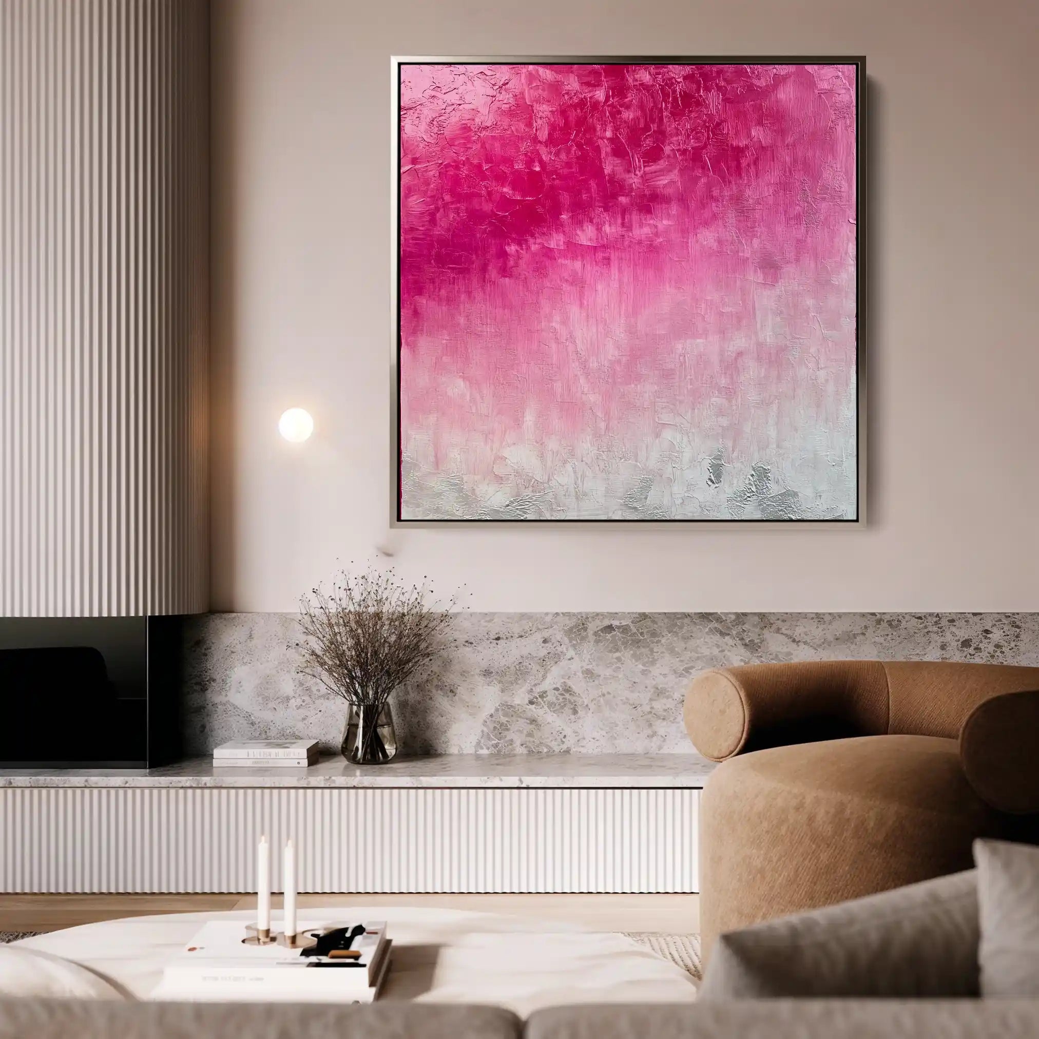 Abstract 946 Canvas Art 60 x 60 cm / Stretched on hidden frame