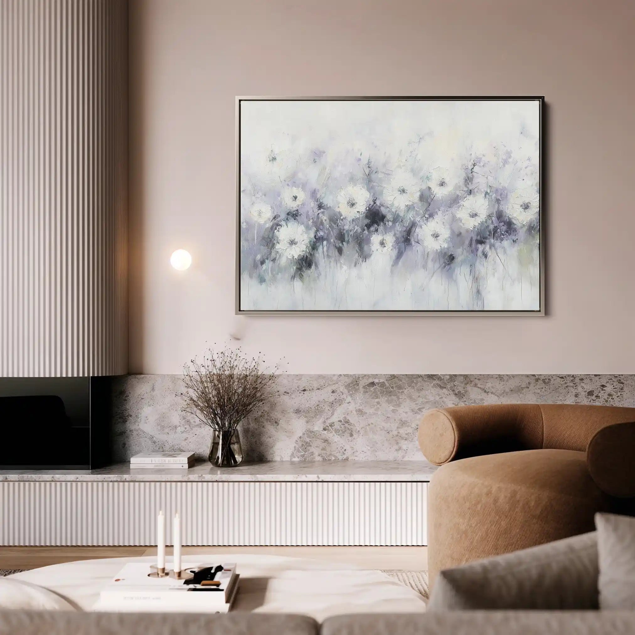 Floral Canvas Wall Art WAD946-F 90 x 60 cm / Stretched on hidden frame