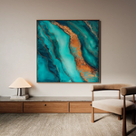 Abstract 947 Canvas Art 60 x 60 cm / Stretched on hidden frame