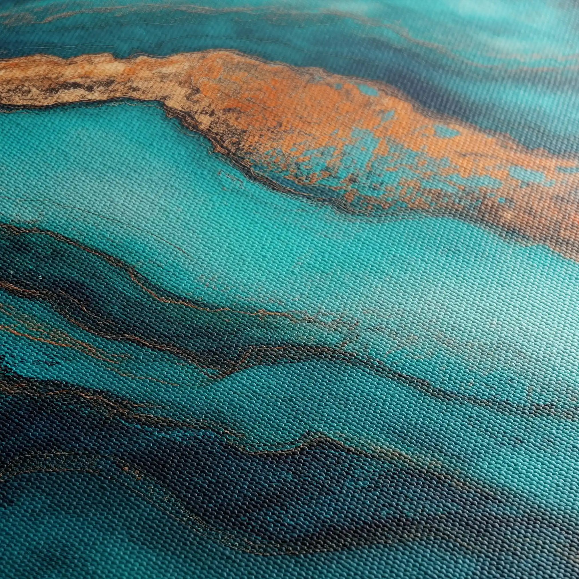 Abstract 947 Canvas Art 60 x 60 cm / Stretched on hidden frame