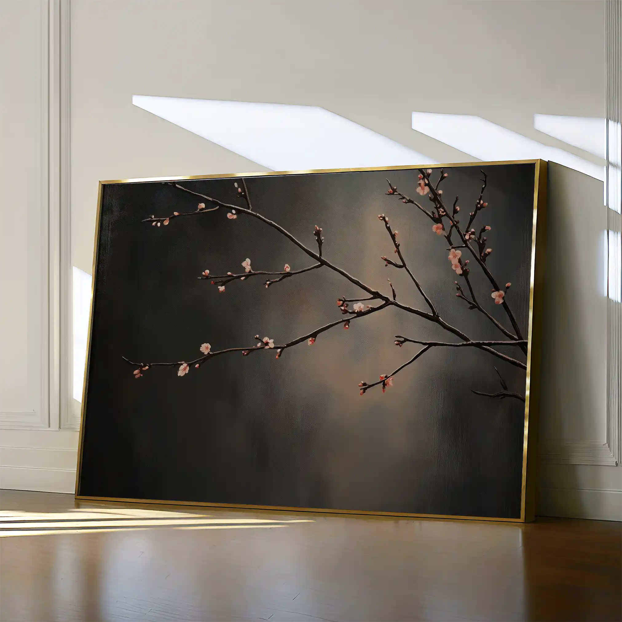 Floral Canvas Wall Art WAD947-F 90 x 60 cm / Stretched on hidden frame