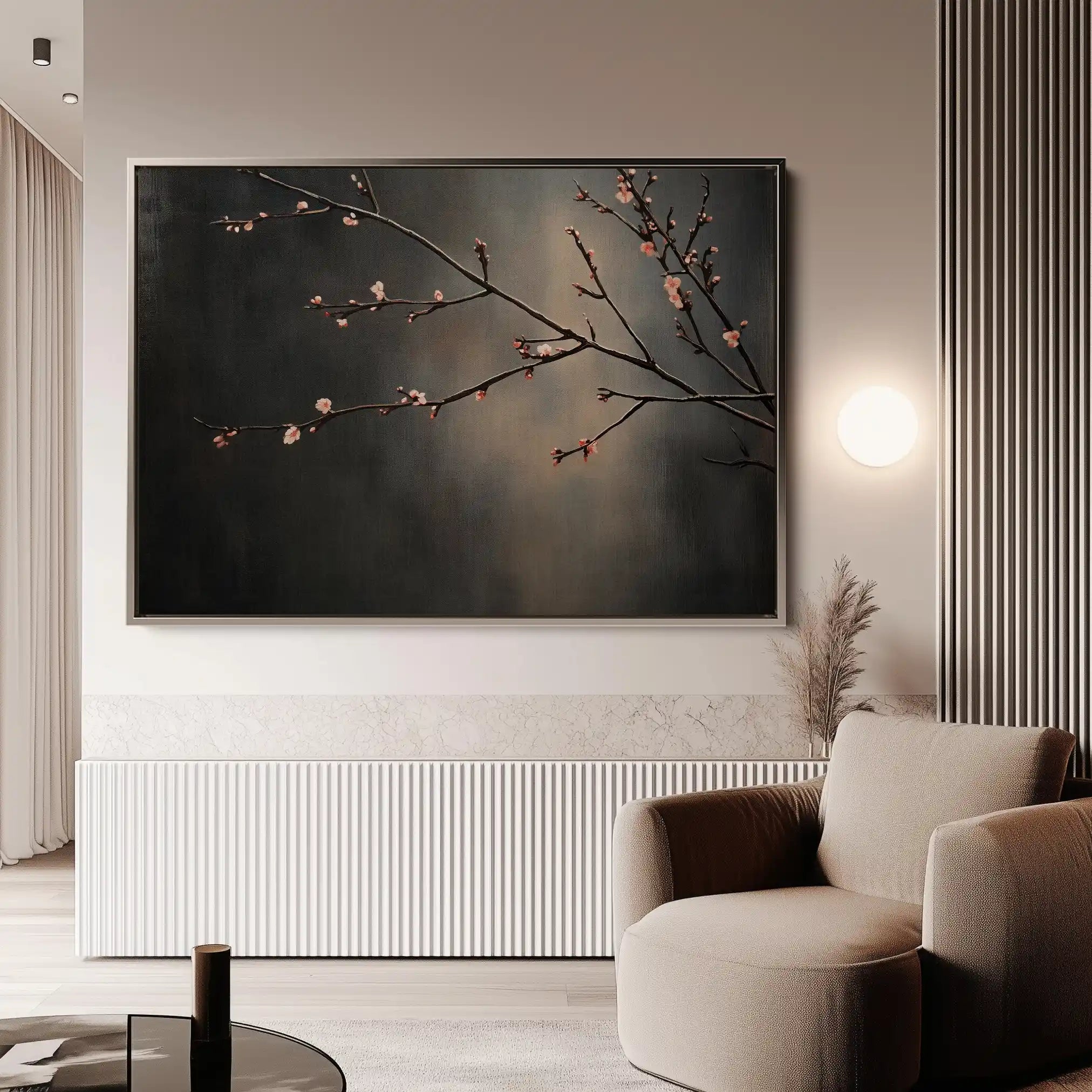 Floral Canvas Wall Art WAD947-F 90 x 60 cm / Stretched on hidden frame