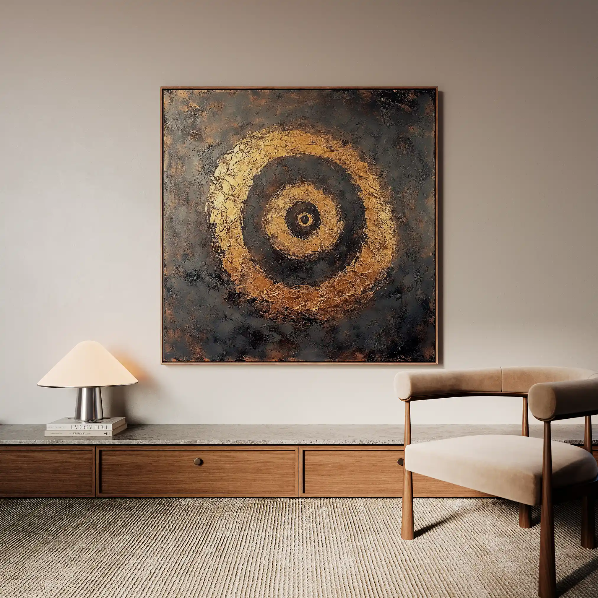 Abstract 948 Canvas Art 60 x 60 cm / Stretched on hidden frame