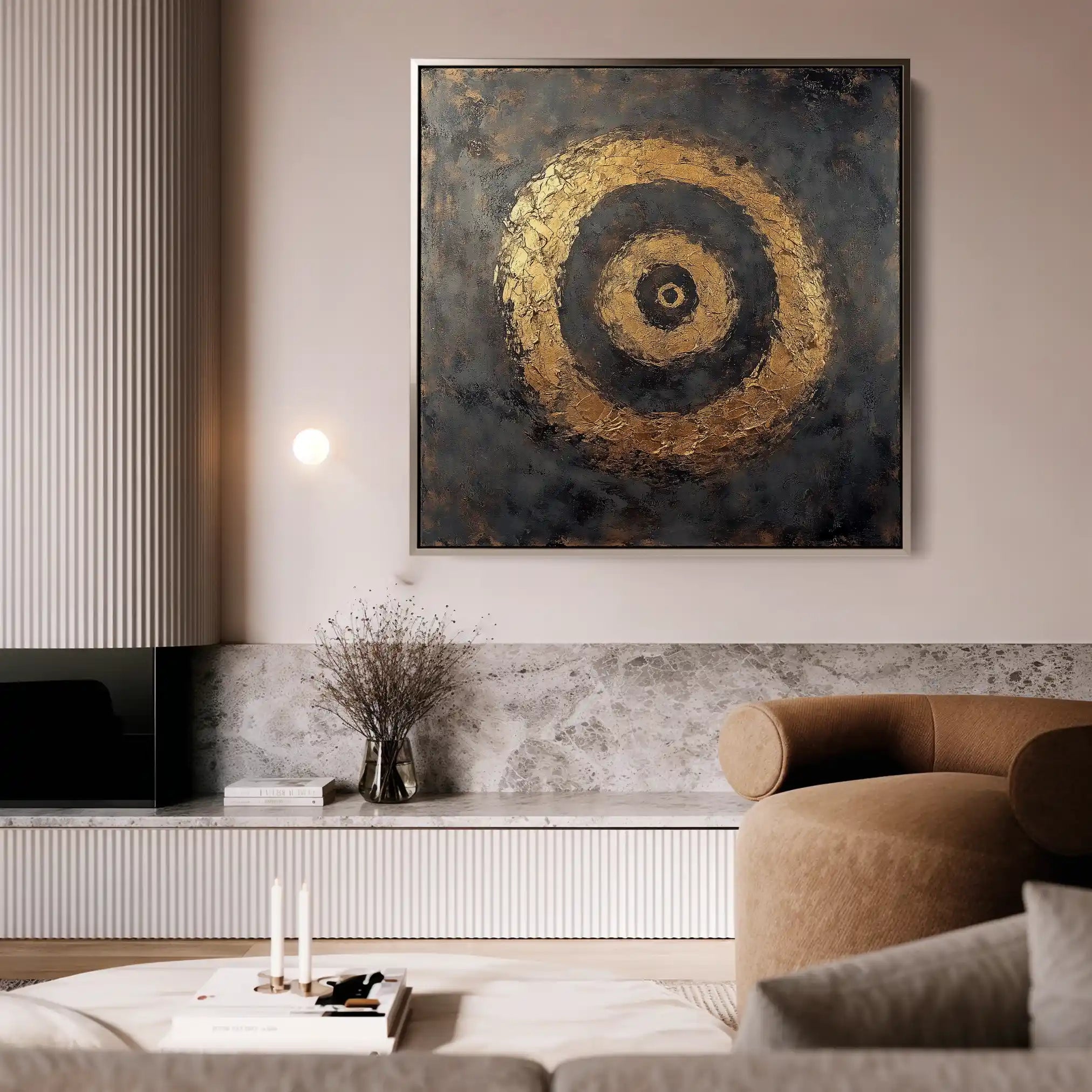 Abstract 948 Canvas Art 60 x 60 cm / Stretched on hidden frame