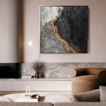 Abstract 949 Canvas Art 60 x 60 cm / Stretched on hidden frame
