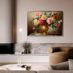 Floral Canvas Wall Art WAD950-F 90 x 60 cm / Stretched on hidden frame