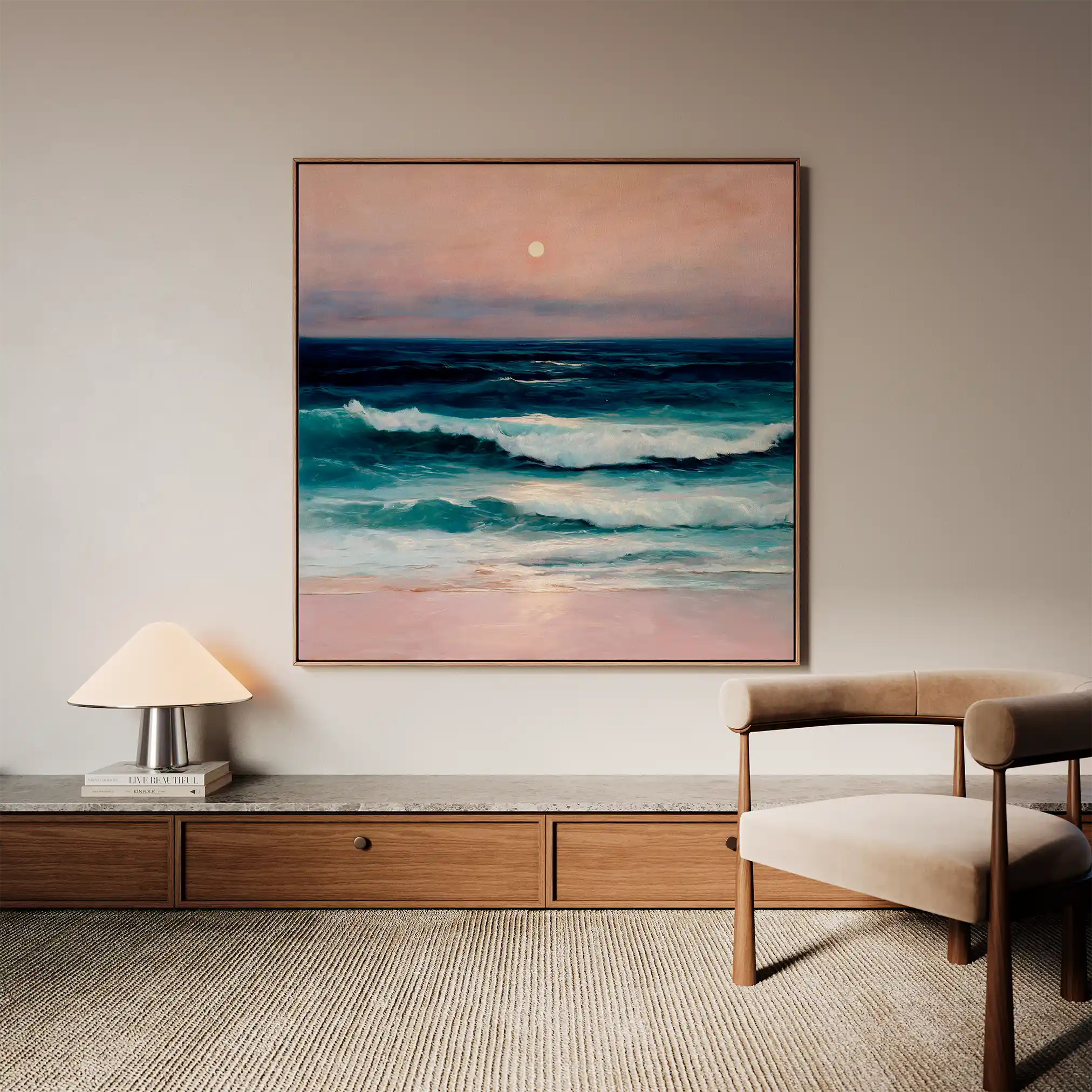 Abstract 952 Canvas Art 60 x 60 cm / Stretched on hidden frame