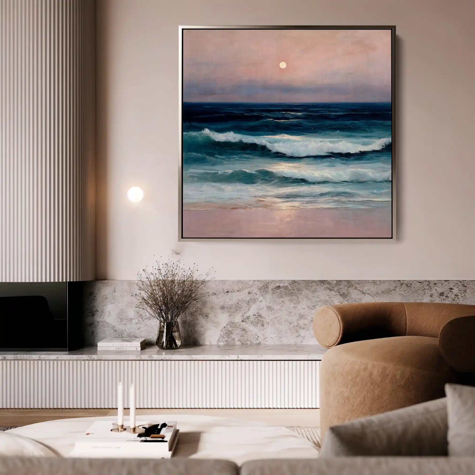Abstract 952 Canvas Art 60 x 60 cm / Stretched on hidden frame