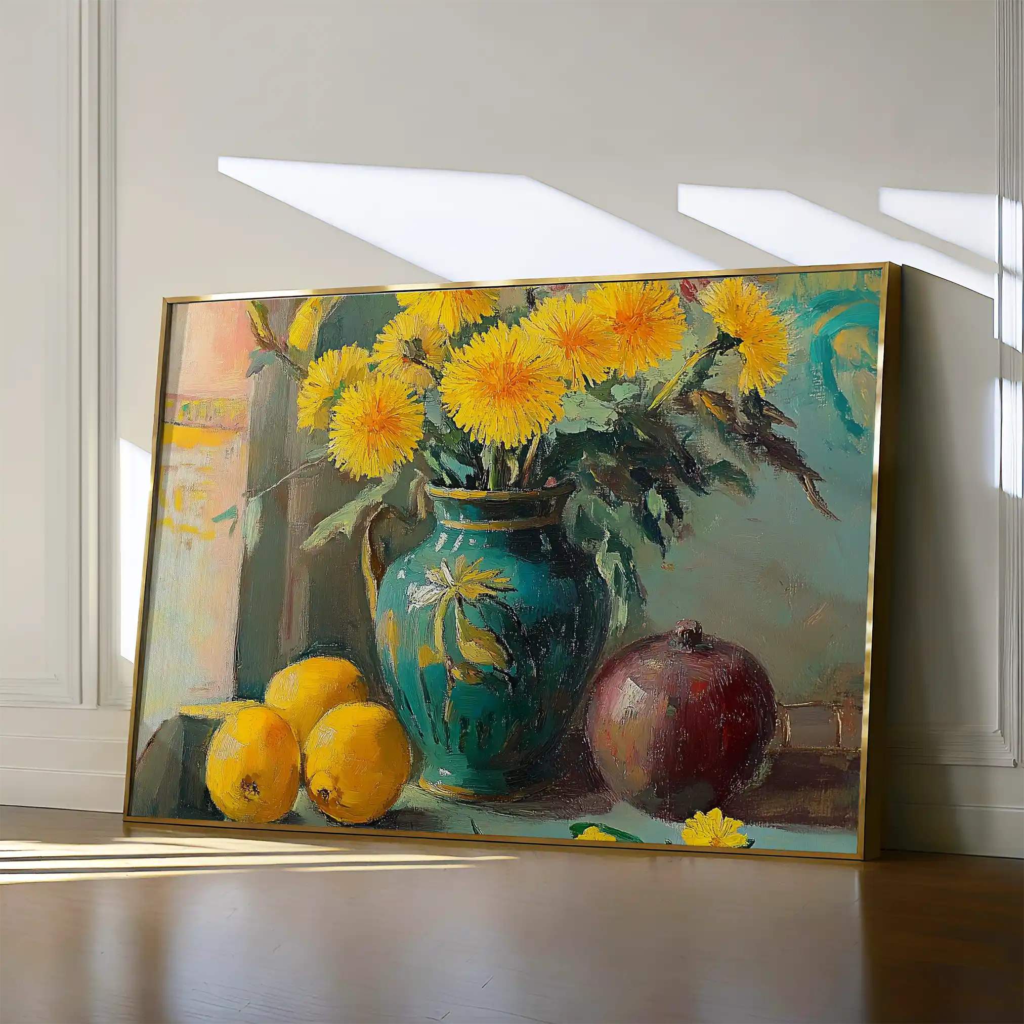 Floral Canvas Wall Art WAD953-F 90 x 60 cm / Stretched on hidden frame