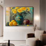 Floral Canvas Wall Art WAD953-F 90 x 60 cm / Stretched on hidden frame