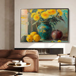 Floral Canvas Wall Art WAD953-F 90 x 60 cm / Stretched on hidden frame