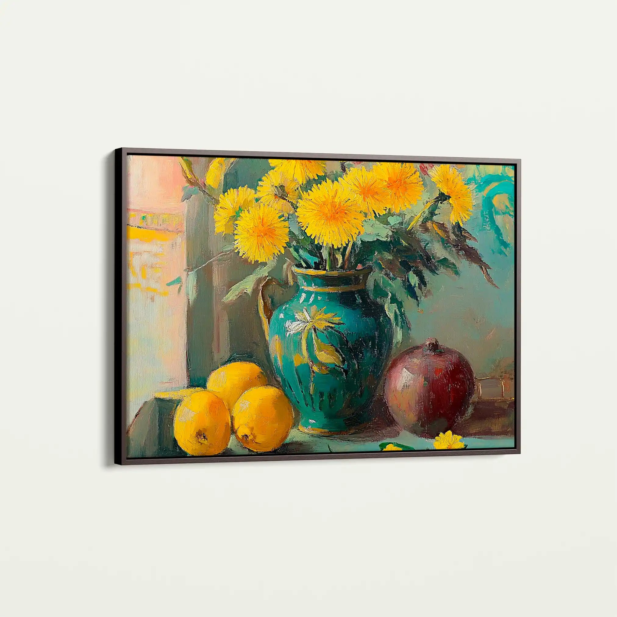Floral Canvas Wall Art WAD953-F 90 x 60 cm / Stretched on hidden frame