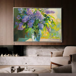 Floral Canvas Wall Art WAD954-F 90 x 60 cm / Stretched on hidden frame