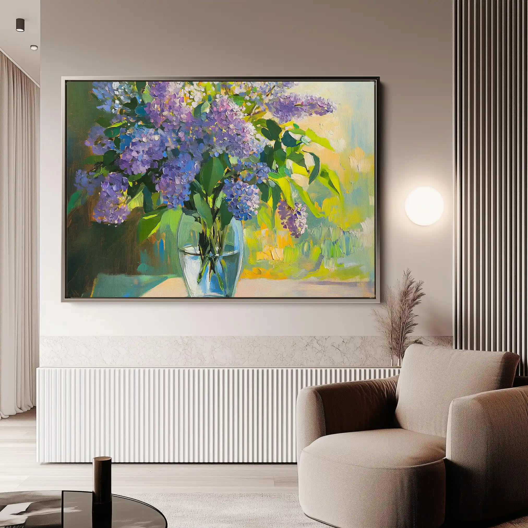 Floral Canvas Wall Art WAD954-F 90 x 60 cm / Stretched on hidden frame