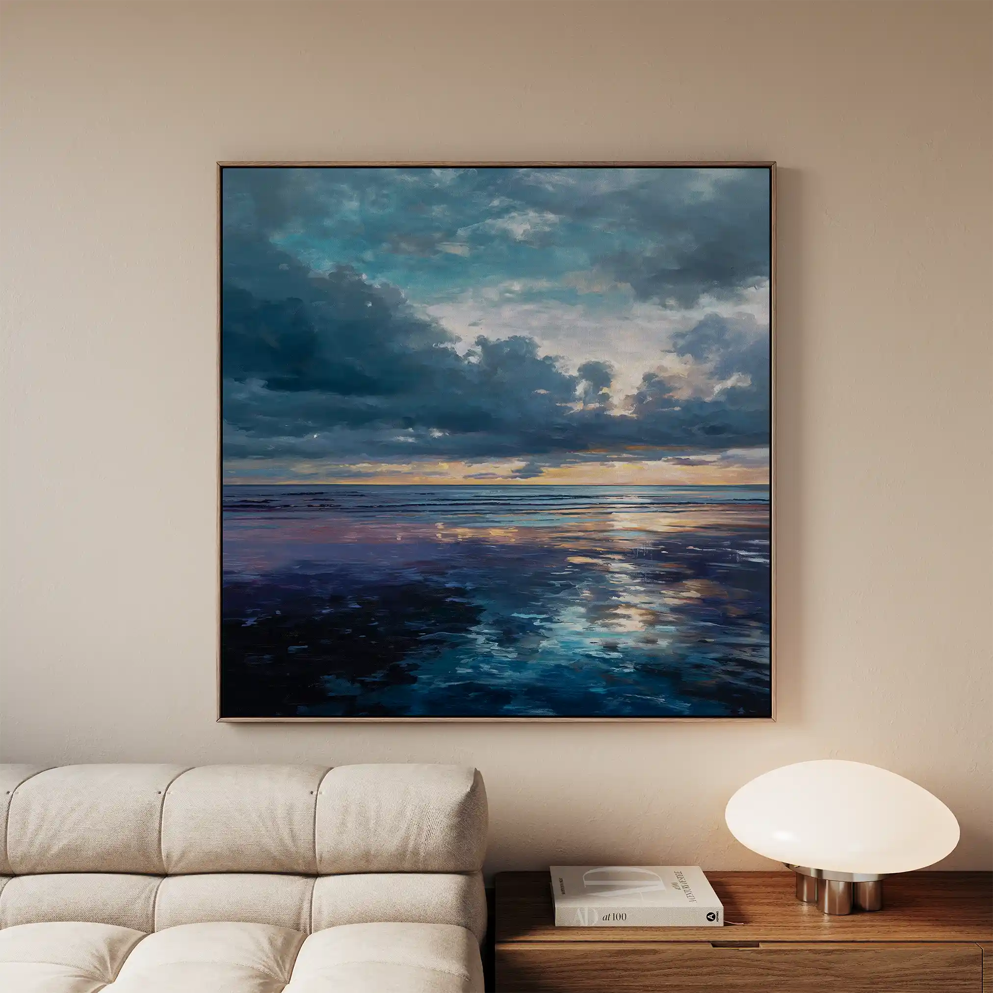 Abstract 955 Canvas Art 60 x 60 cm / Stretched on hidden frame