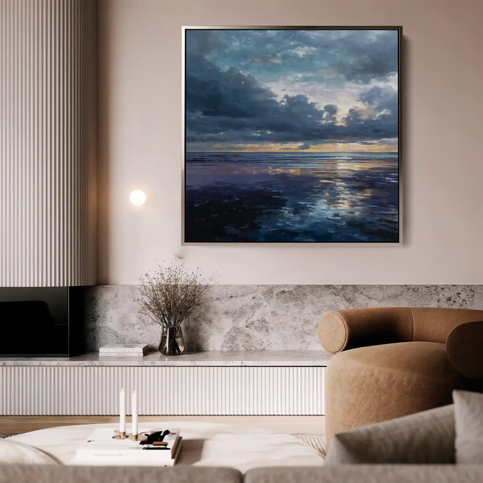 Abstract 955 Canvas Art 60 x 60 cm / Stretched on hidden frame
