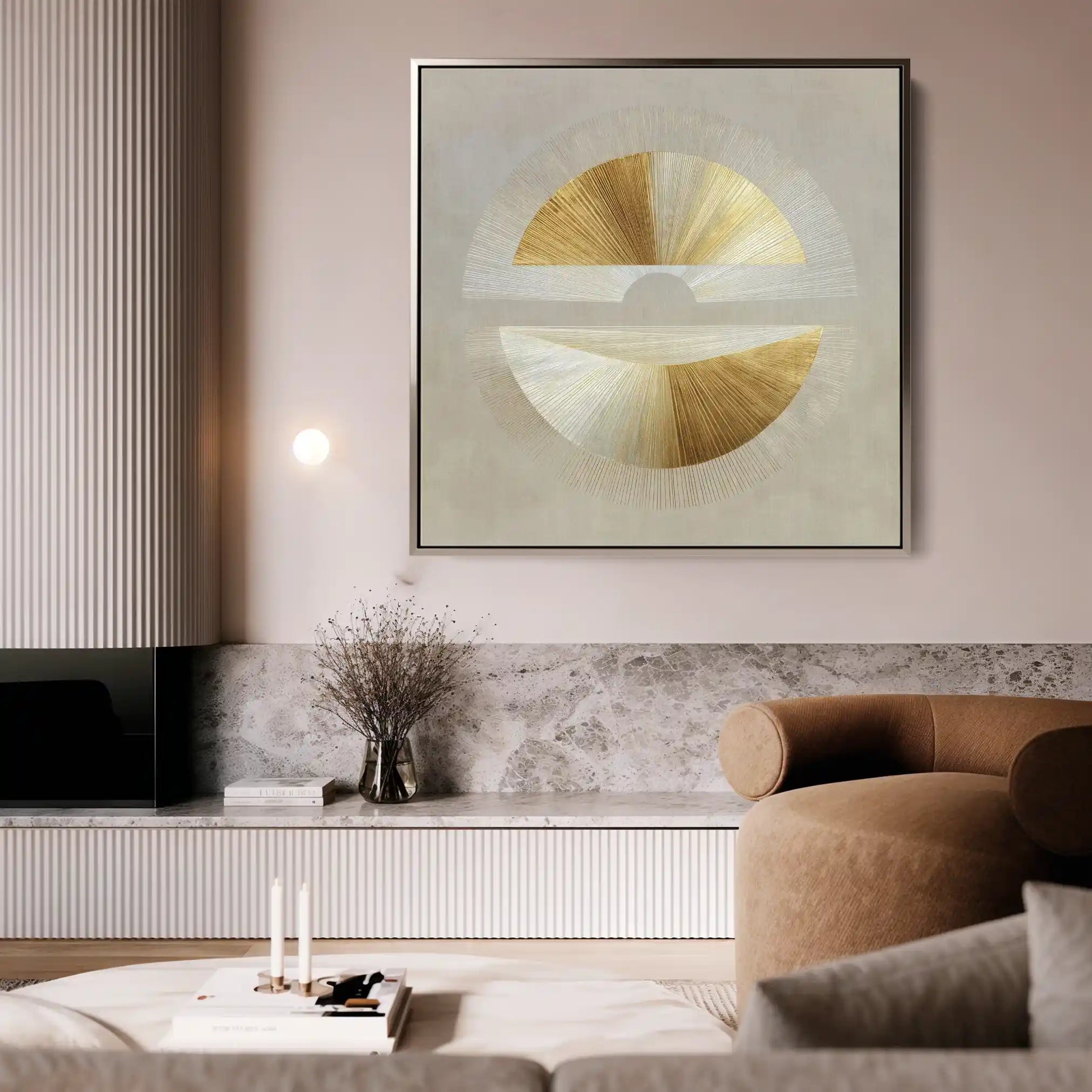 Abstract 956 Canvas Art 60 x 60 cm / Stretched on hidden frame