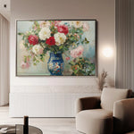 Floral Canvas Wall Art WAD957-F 90 x 60 cm / Stretched on hidden frame