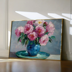 Floral Canvas Wall Art WAD958-F 90 x 60 cm / Stretched on hidden frame