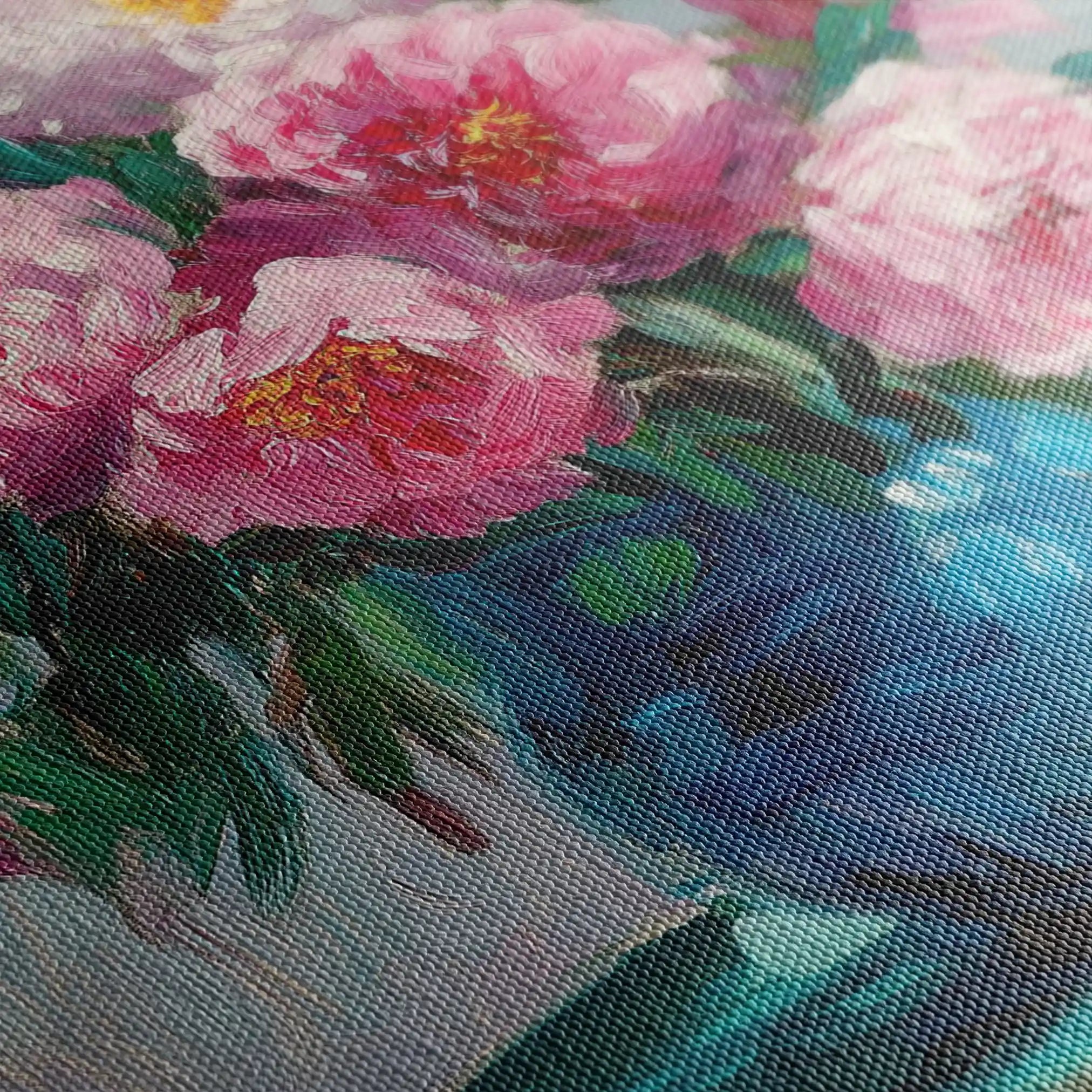 Floral Canvas Wall Art WAD958-F 90 x 60 cm / Stretched on hidden frame