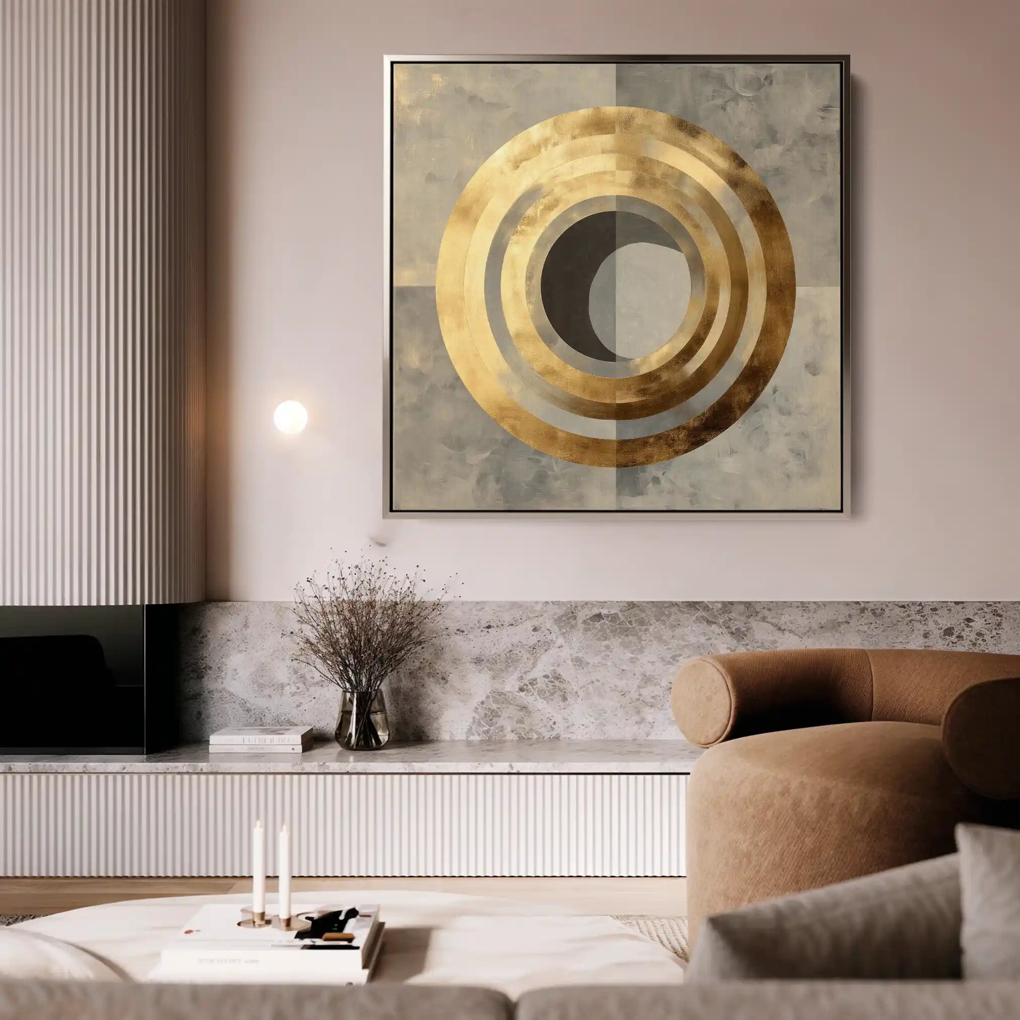 Abstract 960 Canvas Art 60 x 60 cm / Stretched on hidden frame