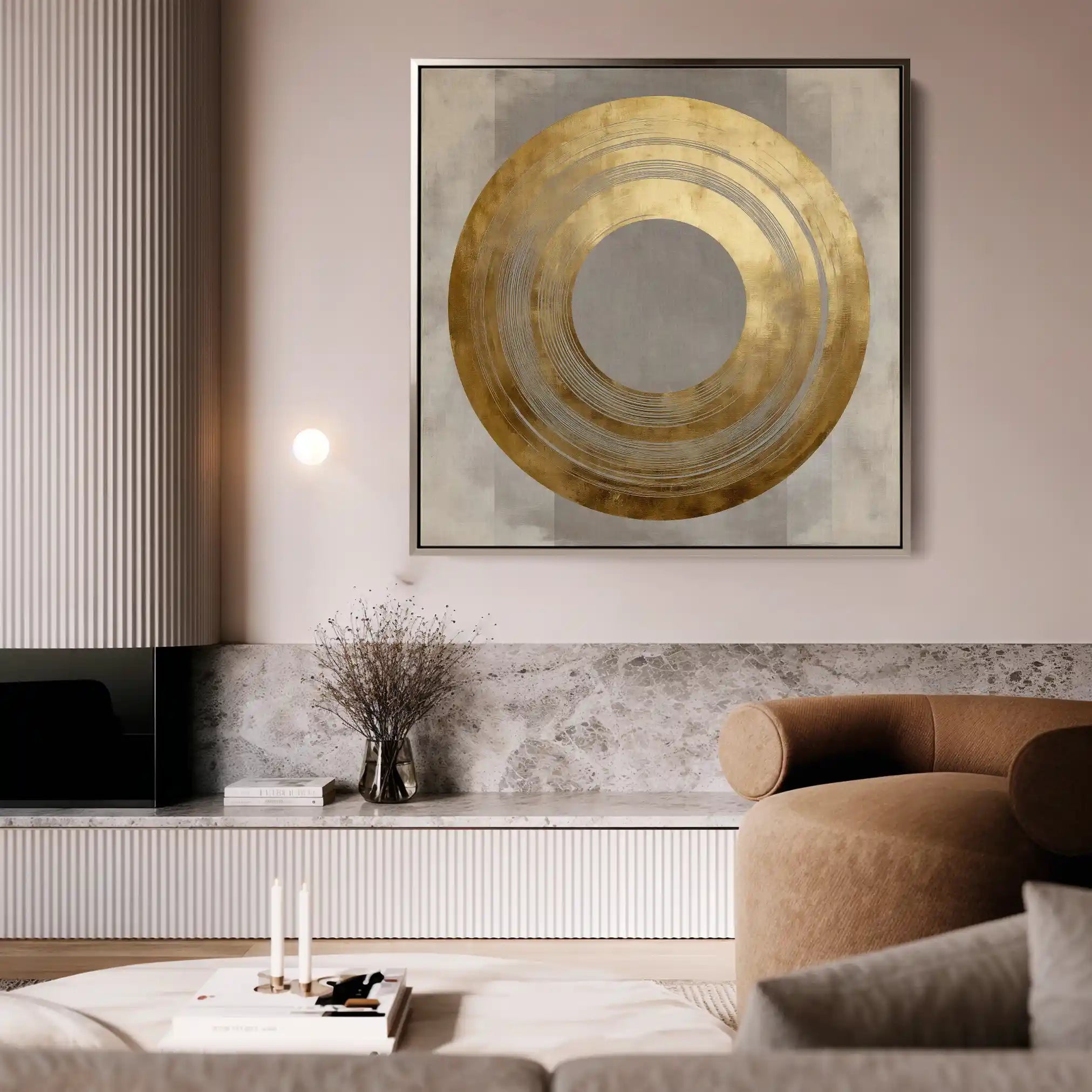 Abstract 961 Canvas Art 60 x 60 cm / Stretched on hidden frame