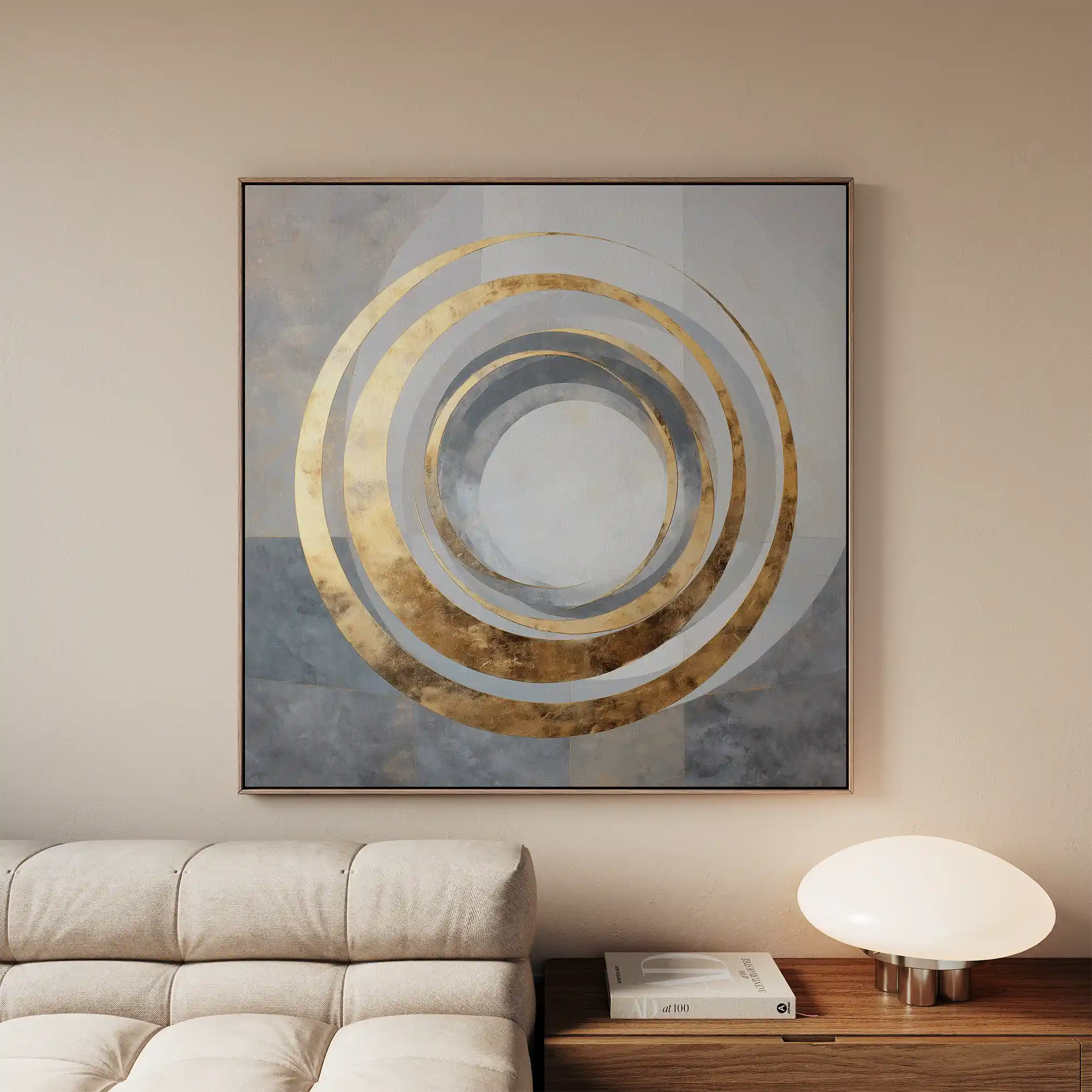 Abstract 962 Canvas Art 60 x 60 cm / Stretched on hidden frame