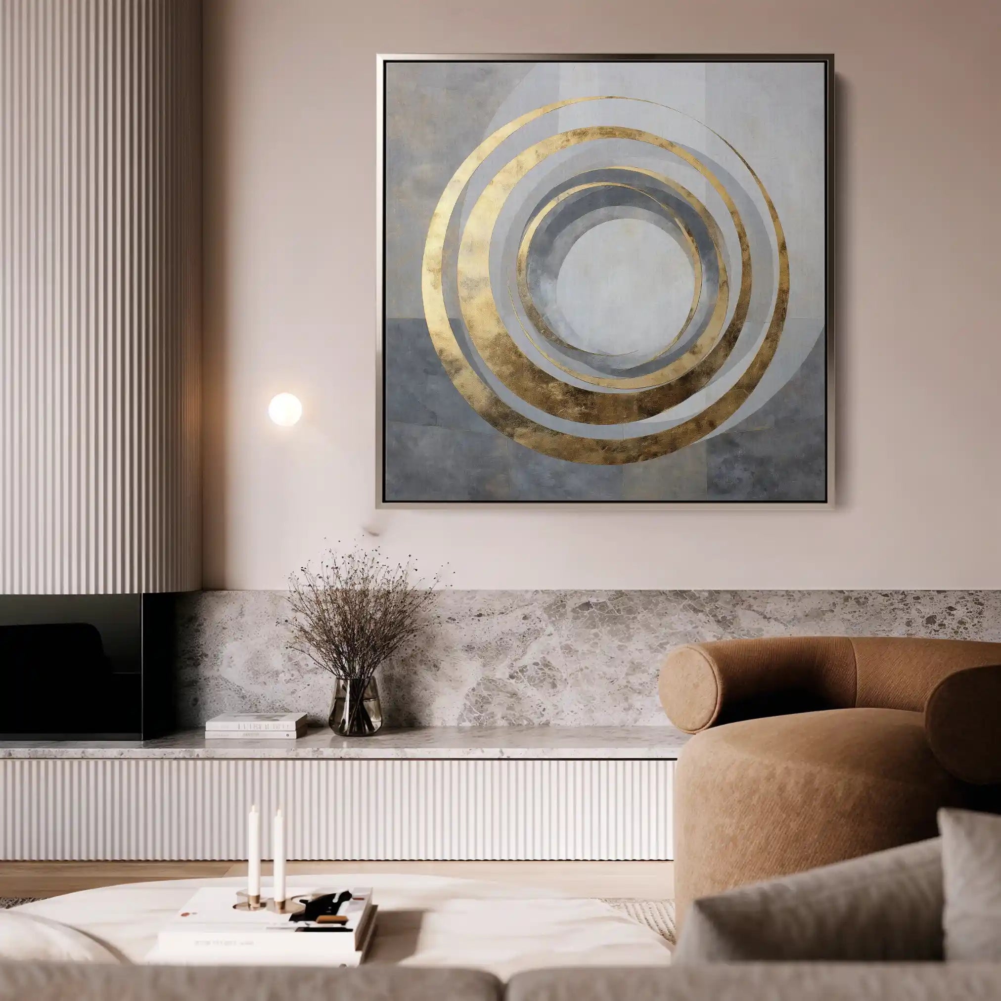 Abstract 962 Canvas Art 60 x 60 cm / Stretched on hidden frame