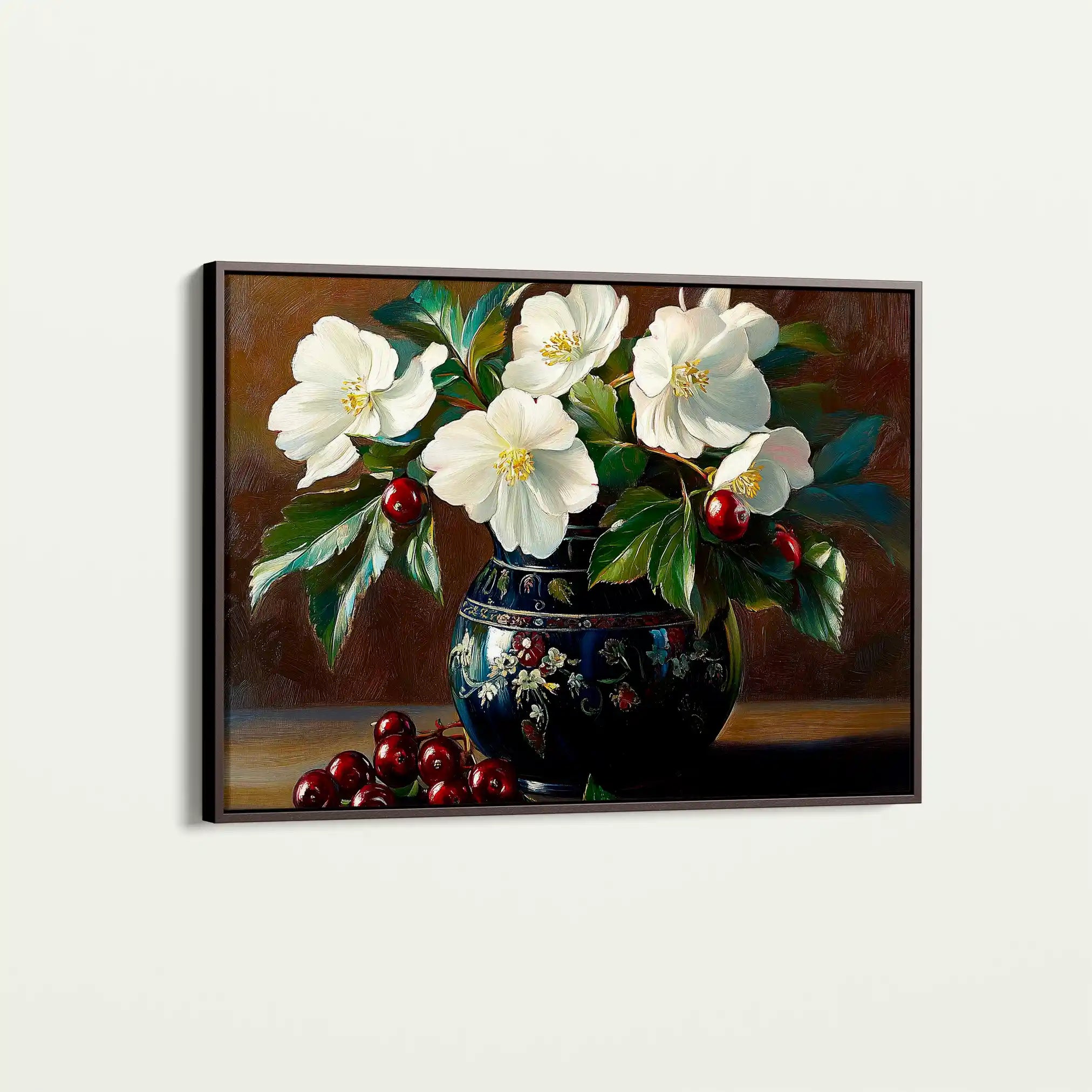Floral Canvas Wall Art WAD962-F 90 x 60 cm / Stretched on hidden frame