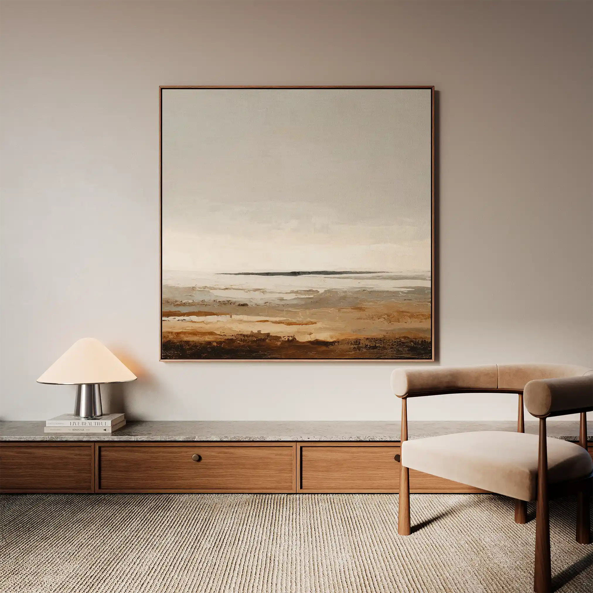 Abstract 963 Canvas Art 60 x 60 cm / Stretched on hidden frame