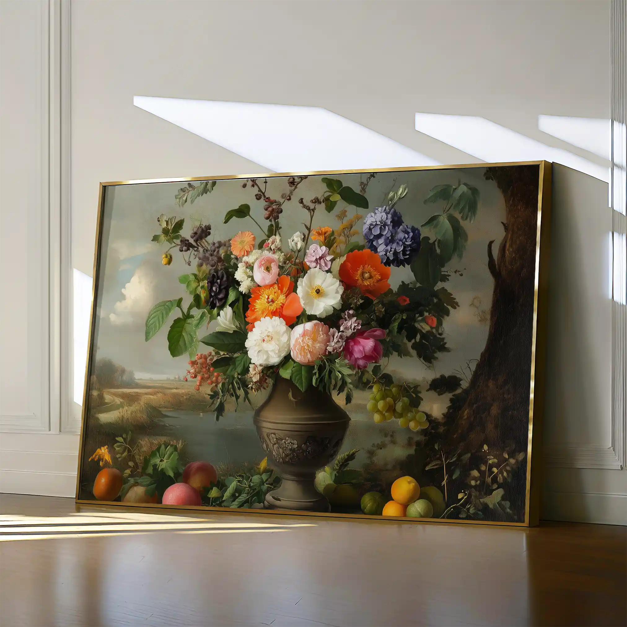 Floral Canvas Wall Art WAD963-F 90 x 60 cm / Stretched on hidden frame