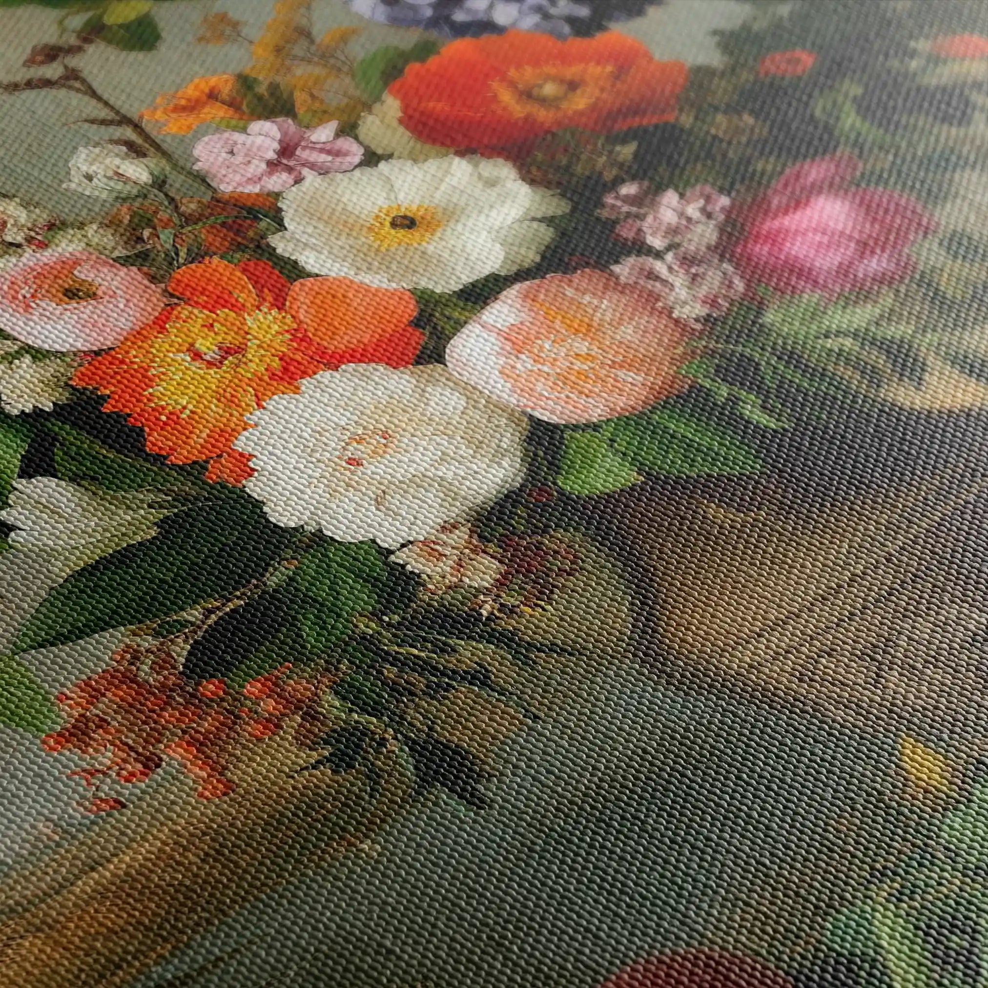 Floral Canvas Wall Art WAD963-F 90 x 60 cm / Stretched on hidden frame