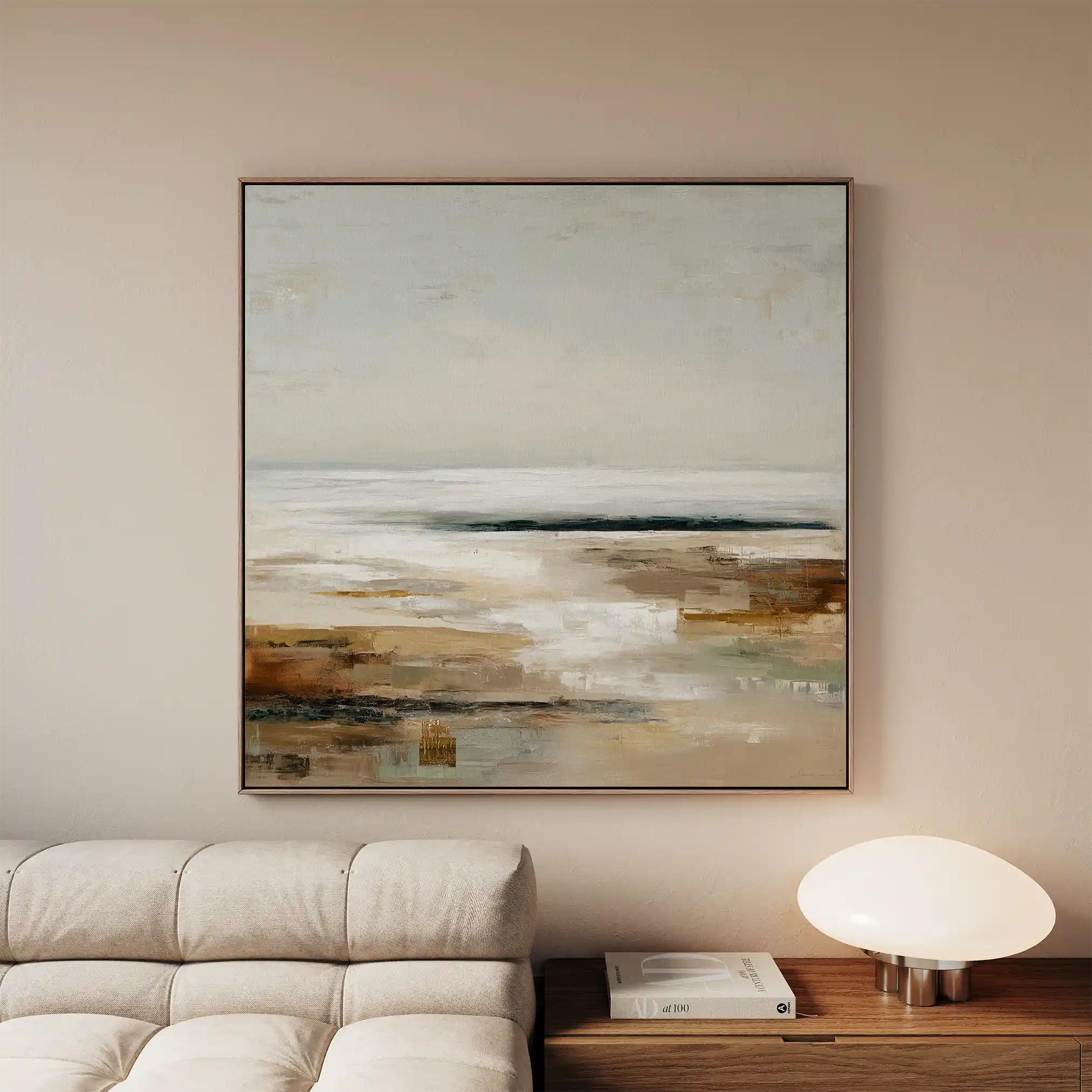 Abstract 966 Canvas Art 60 x 60 cm / Stretched on hidden frame