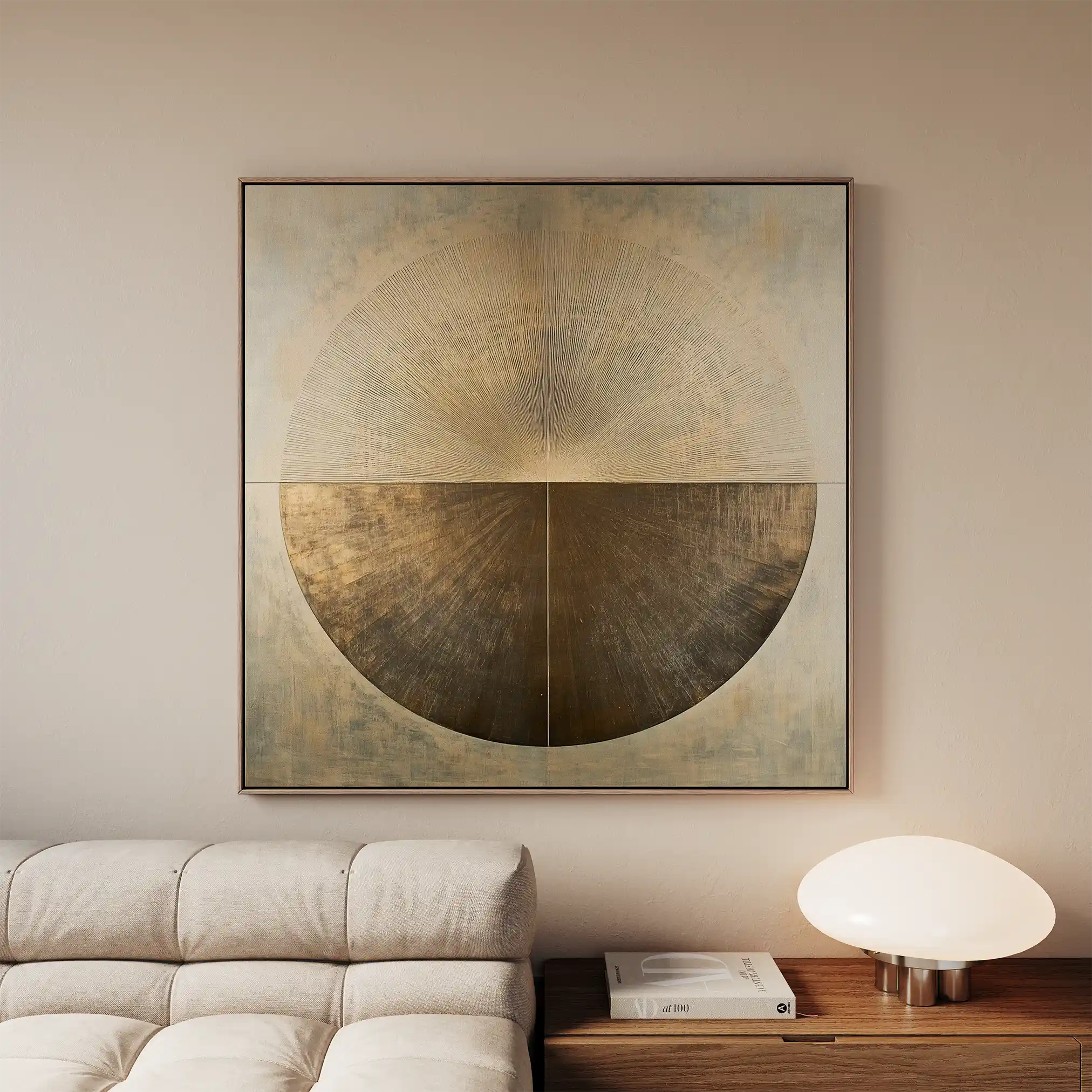 Abstract 967 Canvas Art 60 x 60 cm / Stretched on hidden frame