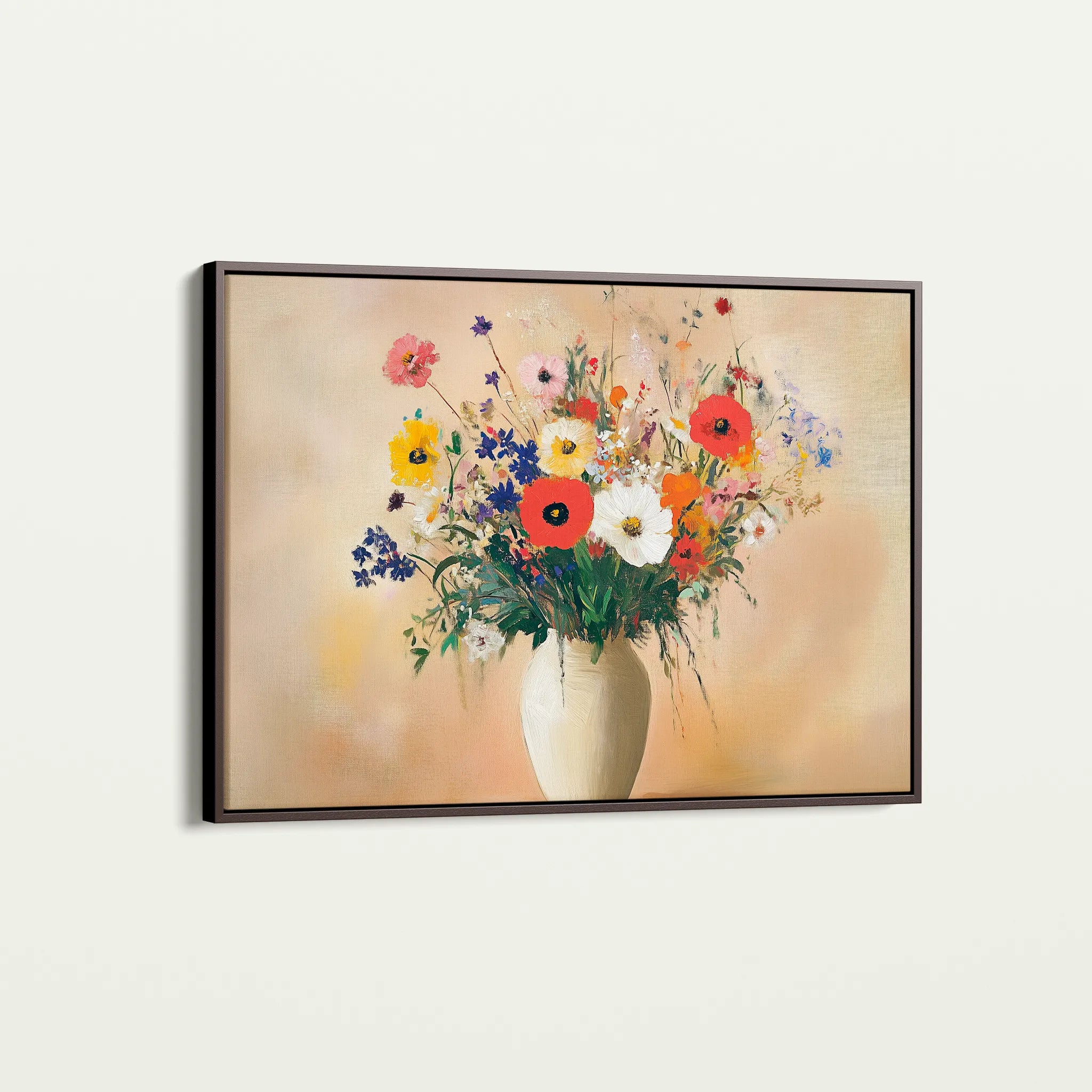 Floral Canvas Wall Art WAD967-F 90 x 60 cm / Stretched on hidden frame