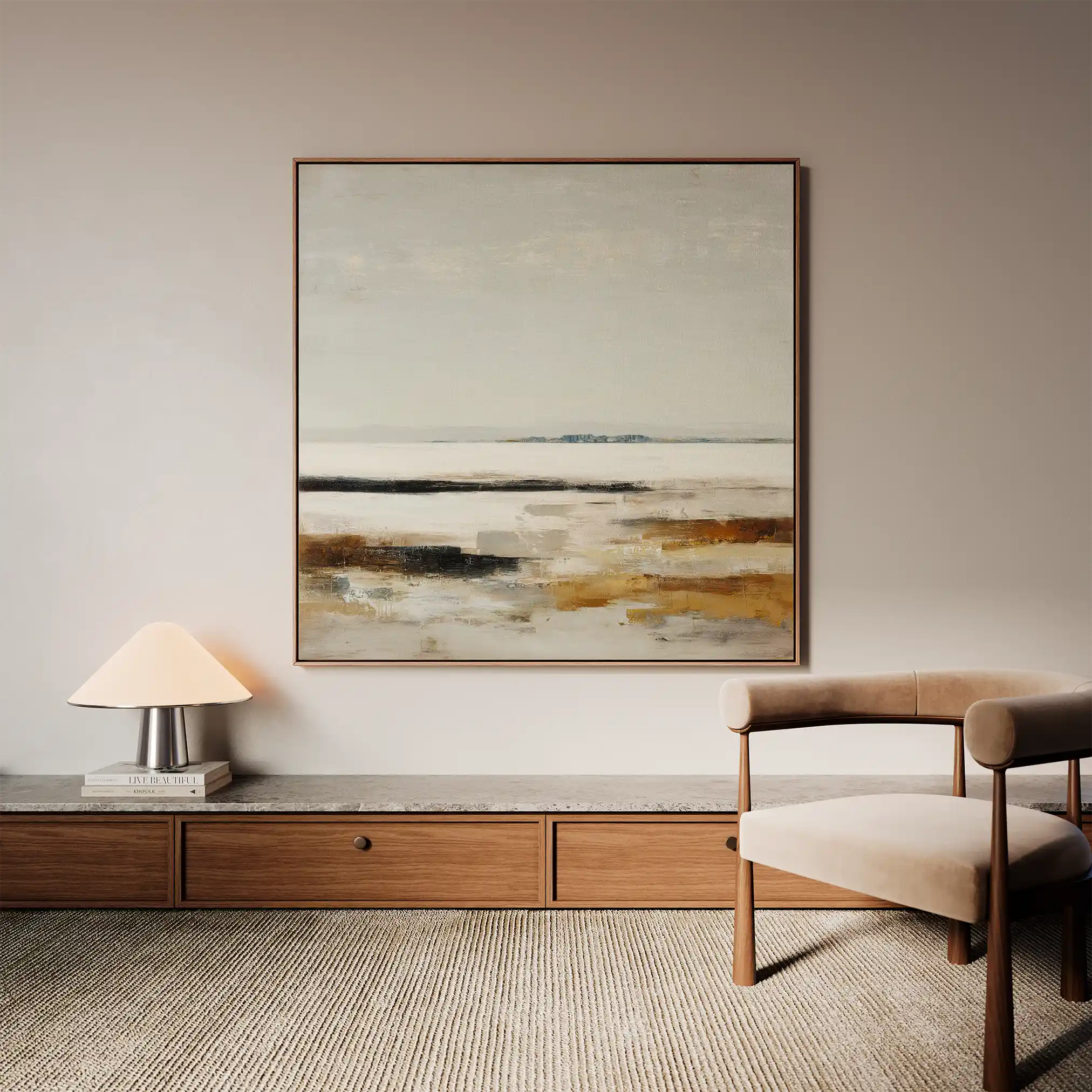 Abstract 968 Canvas Art 60 x 60 cm / Stretched on hidden frame