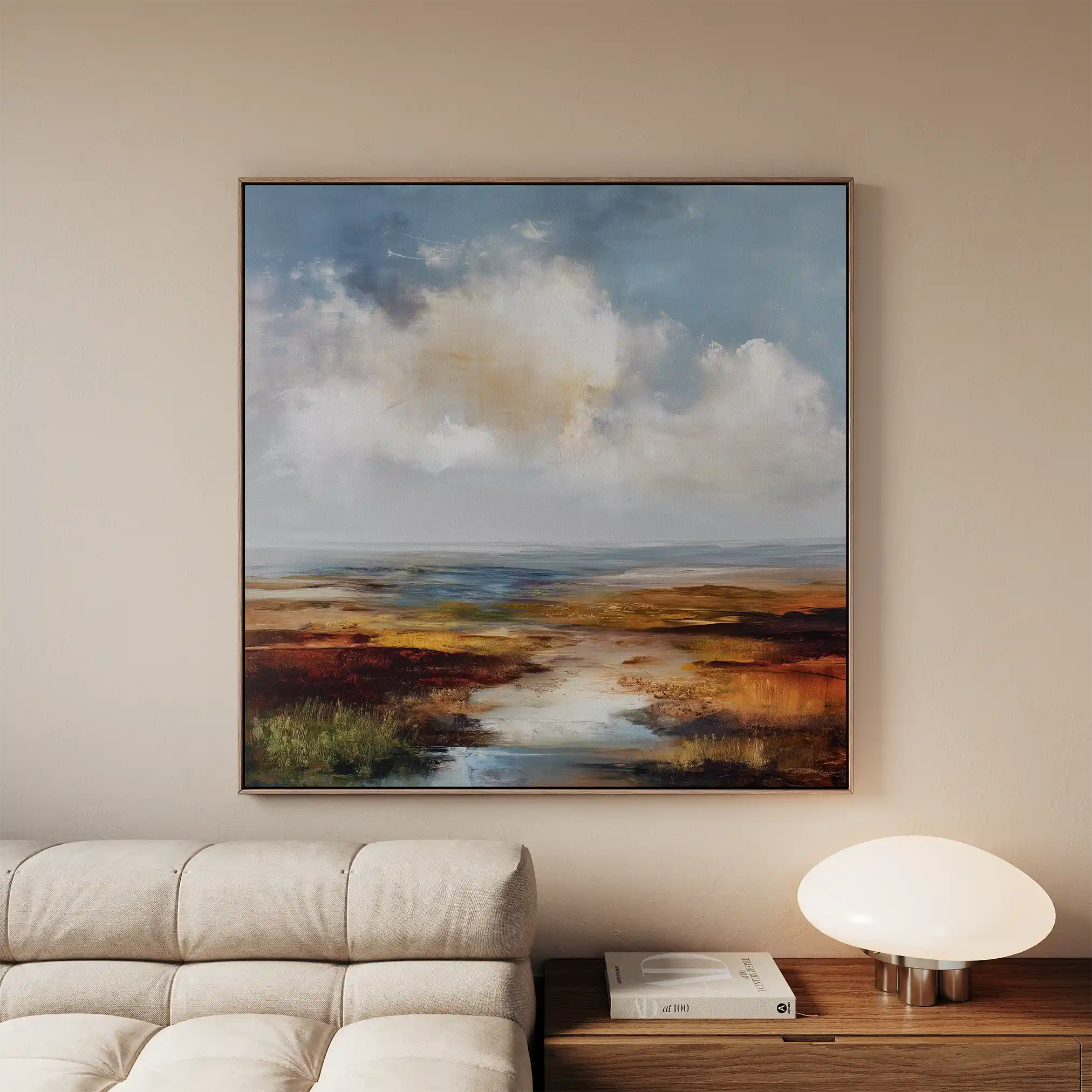 Abstract 970 Canvas Art 60 x 60 cm / Stretched on hidden frame