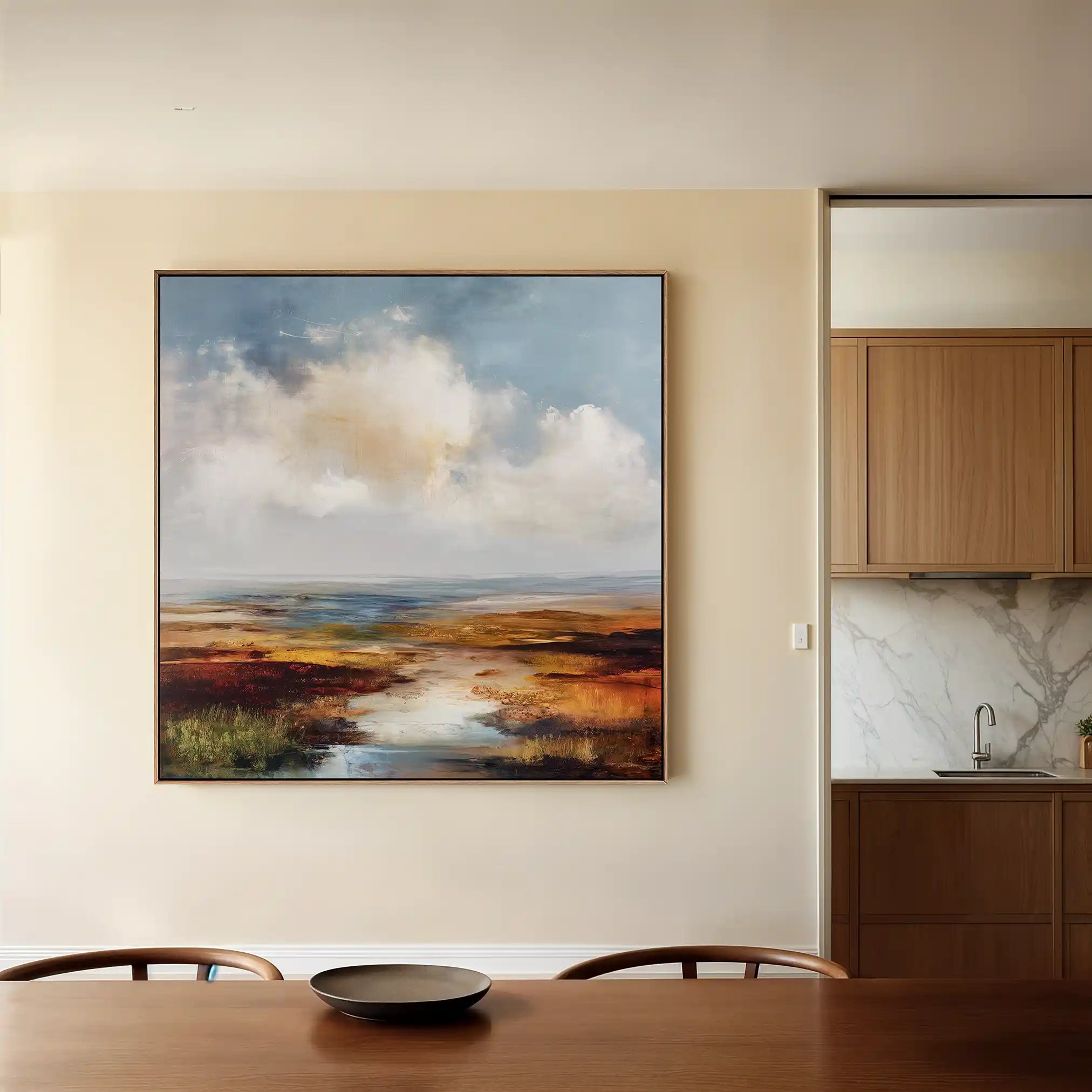 Abstract 970 Canvas Art 60 x 60 cm / Stretched on hidden frame