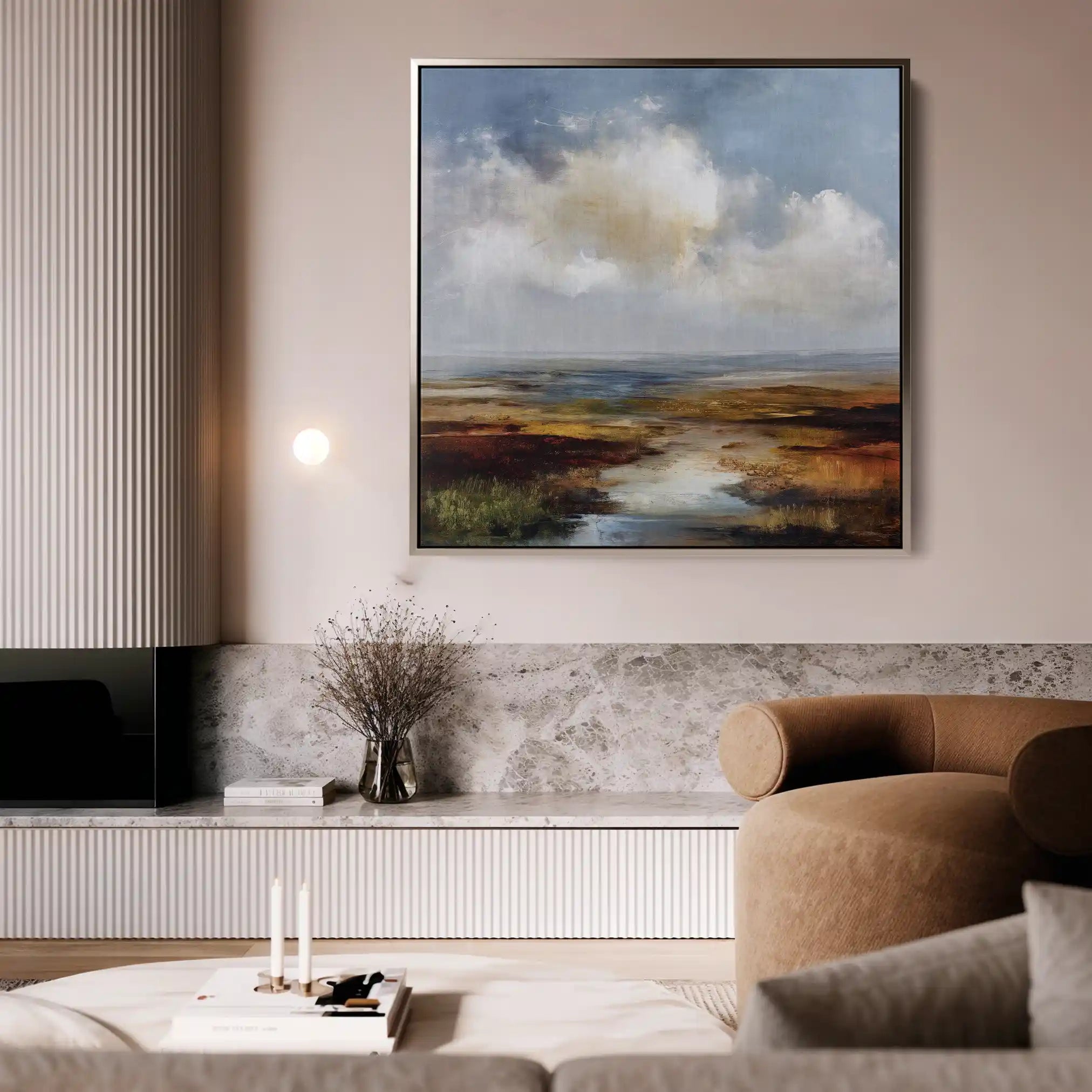 Abstract 970 Canvas Art 60 x 60 cm / Stretched on hidden frame