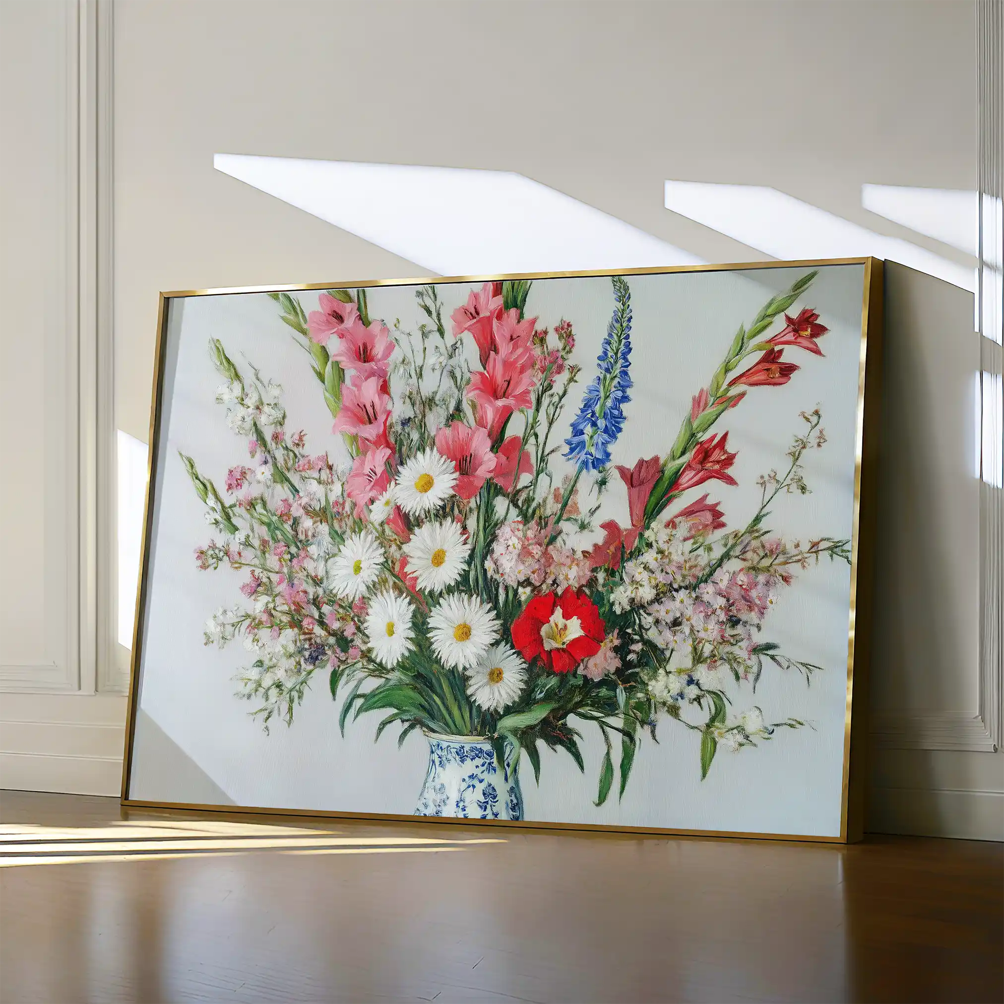 Floral Canvas Wall Art WAD970-F 90 x 60 cm / Stretched on hidden frame