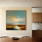 Abstract 971 Canvas Art 60 x 60 cm / Stretched on hidden frame