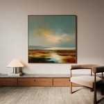 Abstract 971 Canvas Art 60 x 60 cm / Stretched on hidden frame