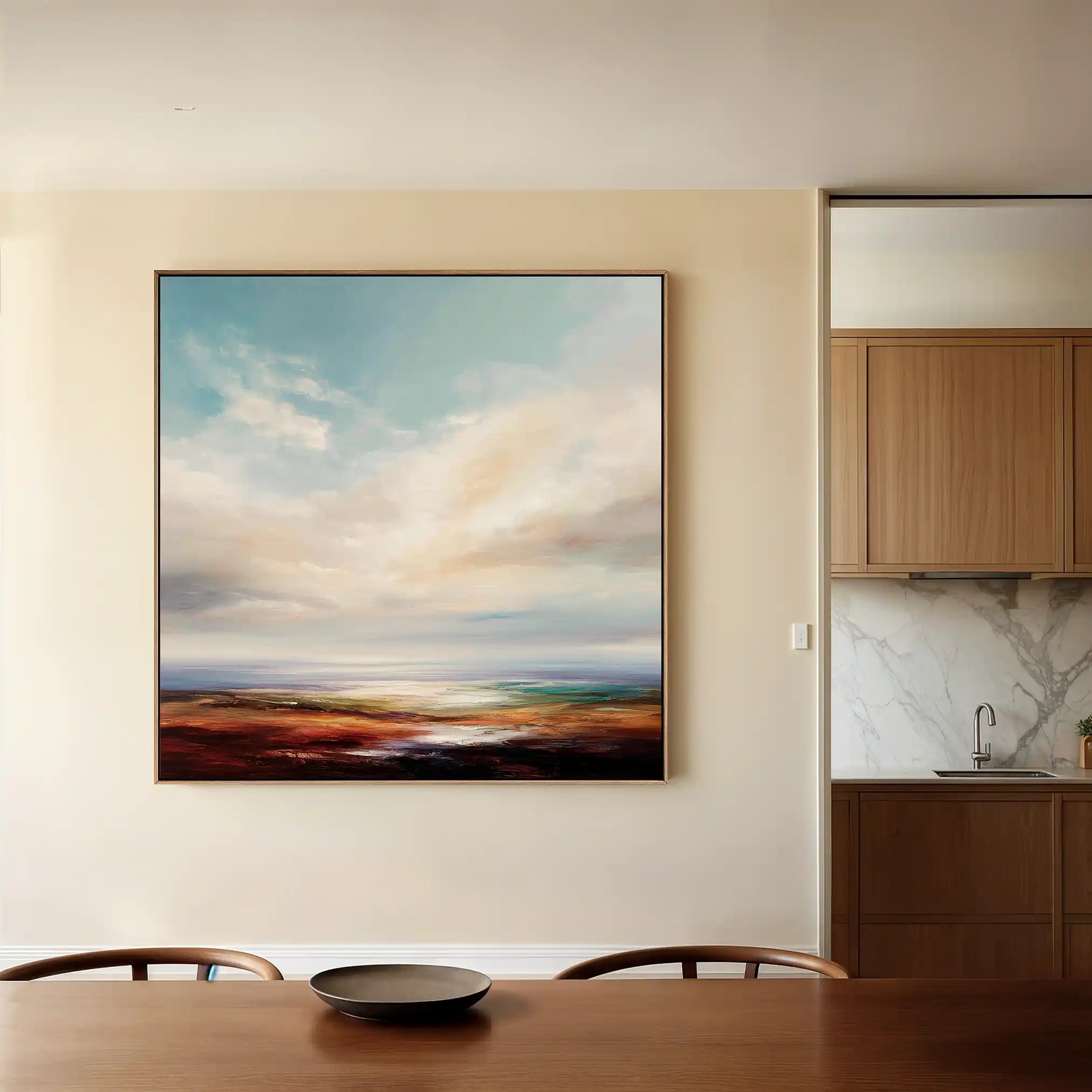 Abstract 972 Canvas Art 60 x 60 cm / Stretched on hidden frame