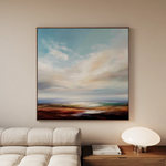 Abstract 972 Canvas Art 60 x 60 cm / Stretched on hidden frame