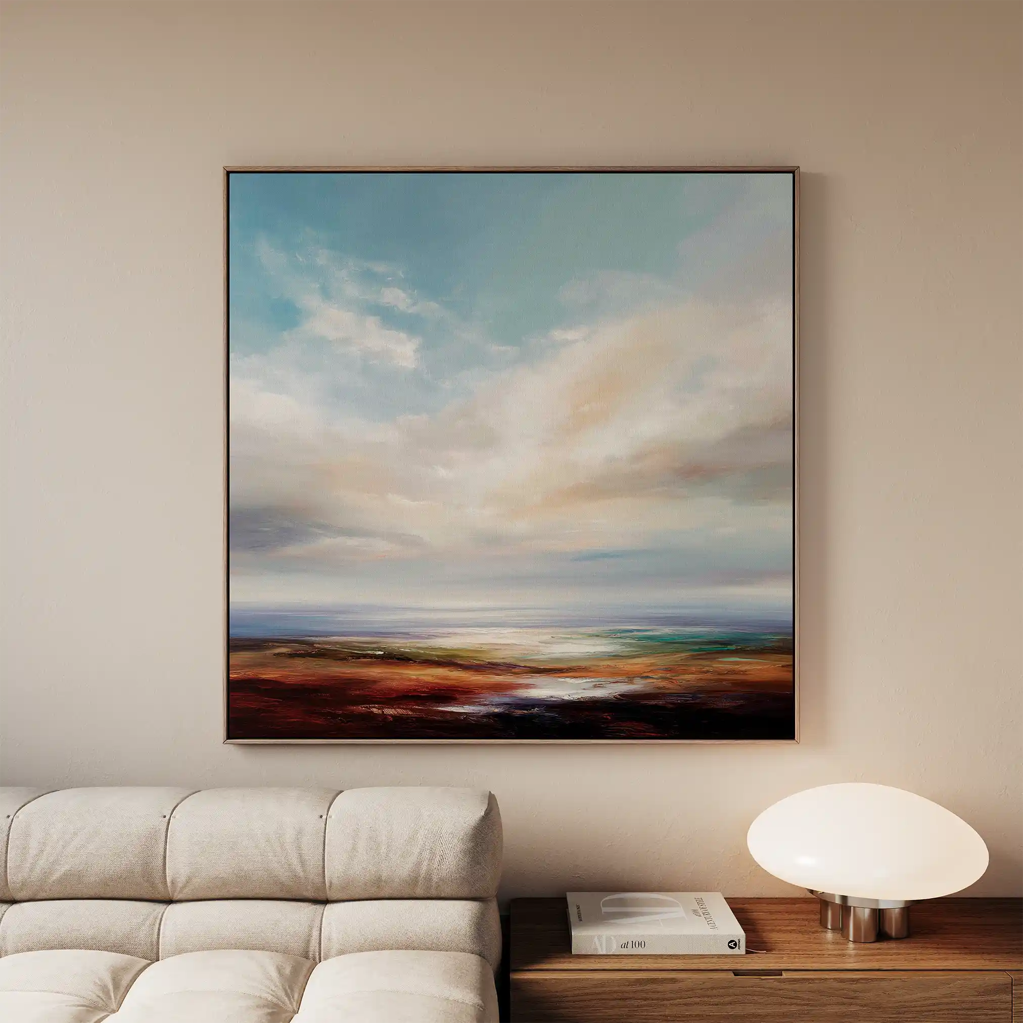 Abstract 972 Canvas Art 60 x 60 cm / Stretched on hidden frame