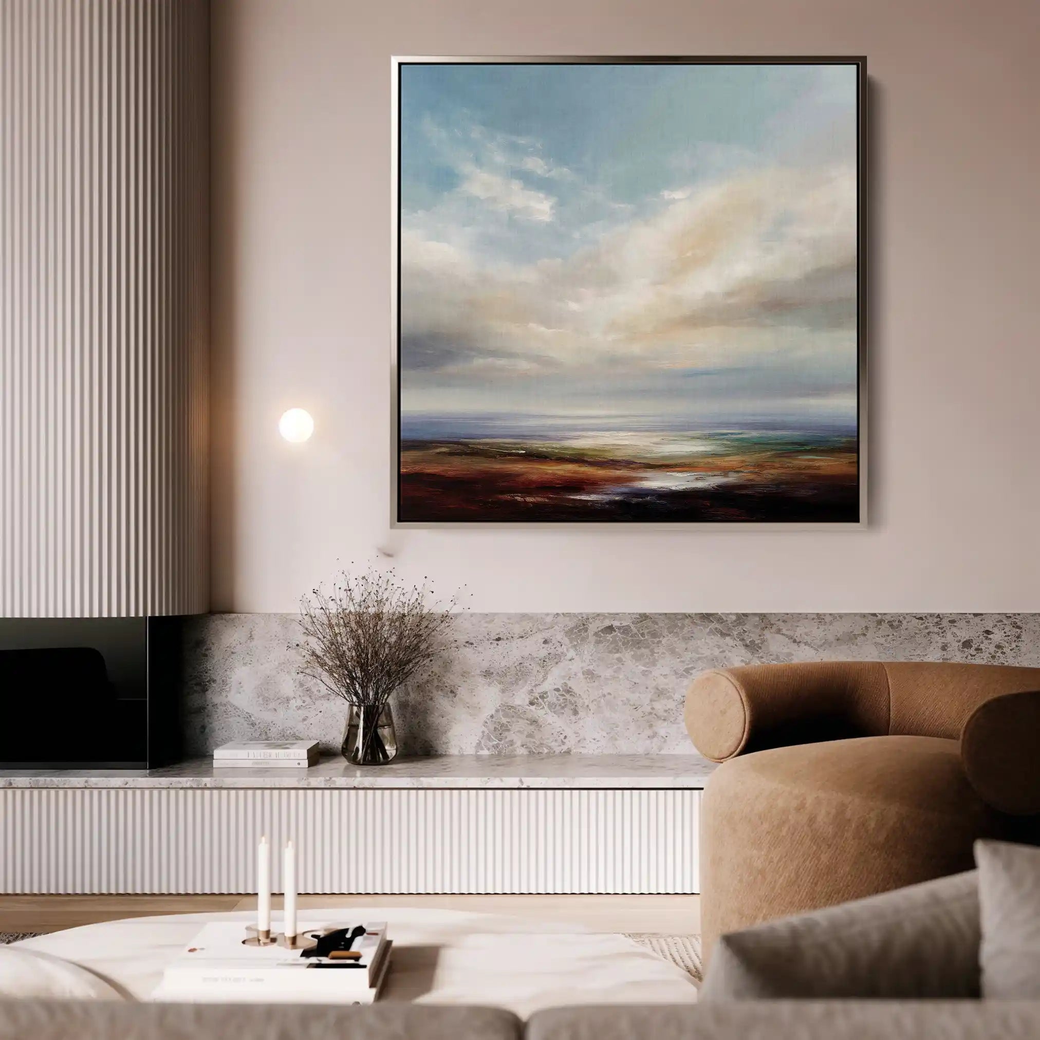 Abstract 972 Canvas Art 60 x 60 cm / Stretched on hidden frame