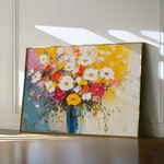 Floral Canvas Wall Art WAD972-F 90 x 60 cm / Stretched on hidden frame
