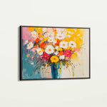 Floral Canvas Wall Art WAD972-F 90 x 60 cm / Stretched on hidden frame